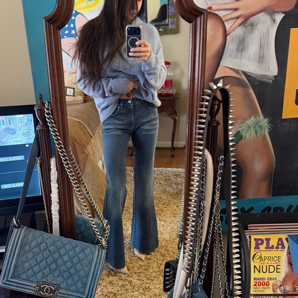Gucci Blue Flare Jeans for Women